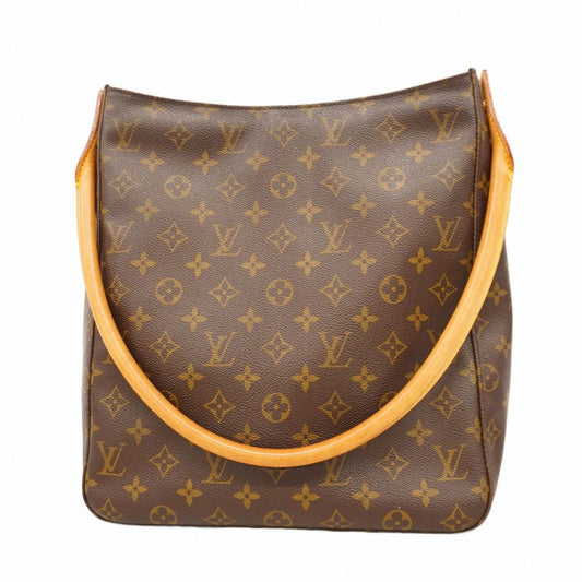 Louis Vuitton Shoulder Bag Monogram Looping GM M51145 Brown Ladies