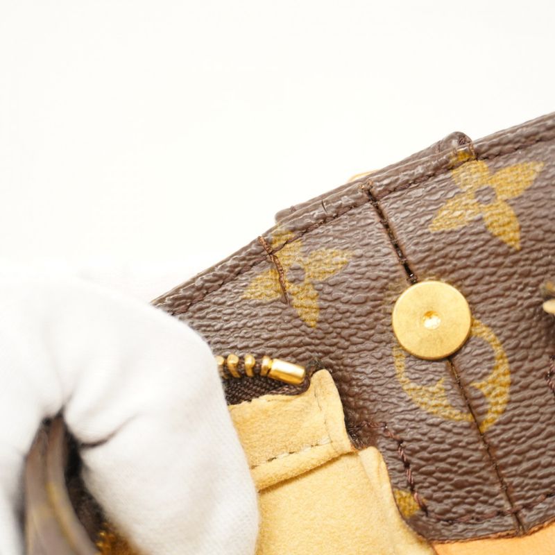 Louis Vuitton Shoulder Bag Monogram Looping GM M51145 Brown Ladies