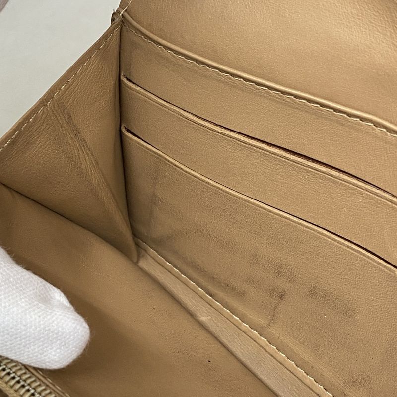 Louis Vuitton Vernis Pochette Porte Monet Cles Di M91380 Noisette Women's Long