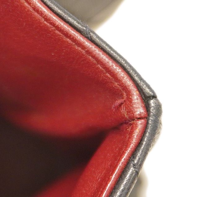 Chanel Shoulder Bag Deka Matelasse Lambskin Black Gold Hardware Women