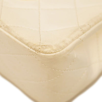 Chanel Shoulder Bag Matelasse Lambskin Ivory Gold Hardware Women