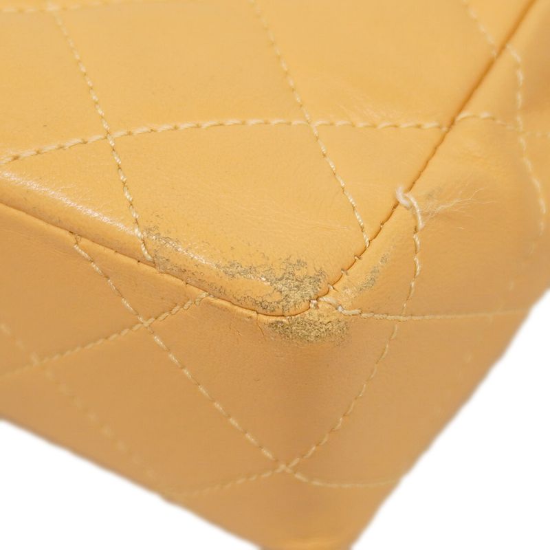 Chanel Shoulder Bag Matelasse / Paris Limited Edition Lambskin Beige Gold/silver