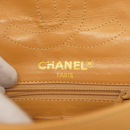 Chanel Shoulder Bag Matelasse / Paris Limited Edition Lambskin Beige Gold/silver