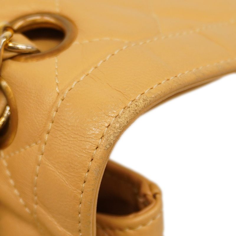 Chanel Shoulder Bag Matelasse / Paris Limited Edition Lambskin Beige Gold/silver