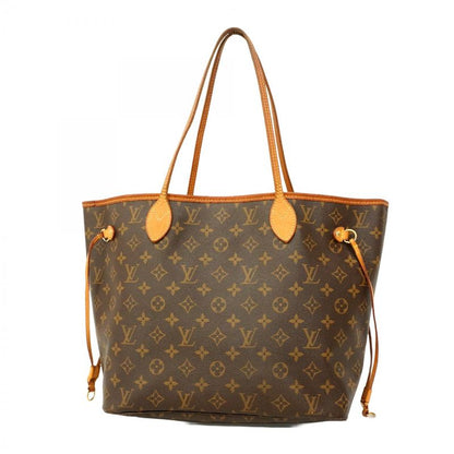 Louis Vuitton Tote Bag Monogram Neverfull MM M40156 Brown Gold Hardware Women