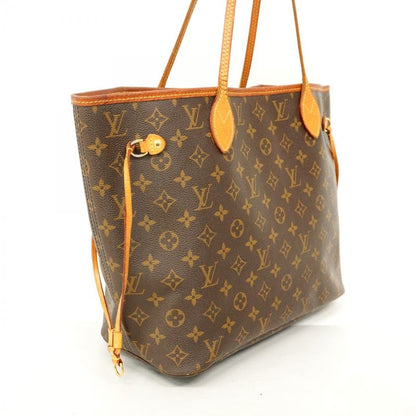 Louis Vuitton Tote Bag Monogram Neverfull MM M40156 Brown Gold Hardware Women