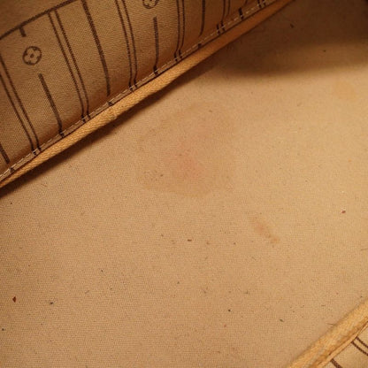 Louis Vuitton Tote Bag Monogram Neverfull MM M40156 Brown Gold Hardware Women