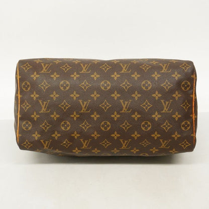 Louis Vuitton Handbag Monogram Speedy 35 M41107 Brown Gold Hardware Women