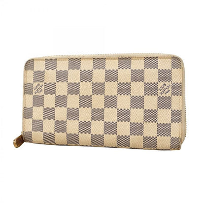 Louis Vuitton Damier Azure Zippy Organizer N60012 White Ladies