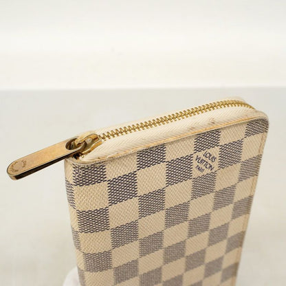 Louis Vuitton Damier Azure Zippy Organizer N60012 White Ladies