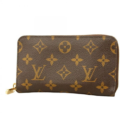 Louis Vuitton Long Wallet Monogram Zippy Compact Wallet NM M61440 Brown Men