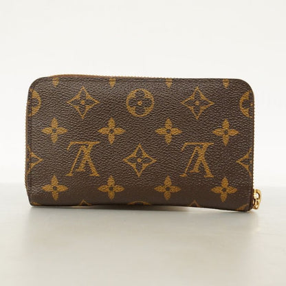 Louis Vuitton Long Wallet Monogram Zippy Compact Wallet NM M61440 Brown Men