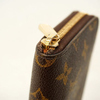 Louis Vuitton Long Wallet Monogram Zippy Compact Wallet NM M61440 Brown Men