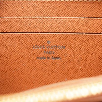 Louis Vuitton Long Wallet Monogram Zippy Compact Wallet NM M61440 Brown Men