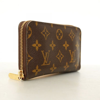 Louis Vuitton Long Wallet Monogram Zippy Compact Wallet NM M61440 Brown Men