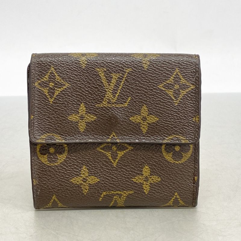 Louis Vuitton Wallet Monogram Porte Monnaie Vivier Carte Cles Di M61652 Brown