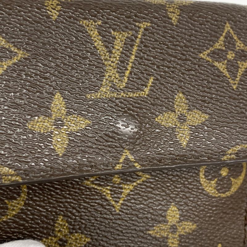 Louis Vuitton Wallet Monogram Porte Monnaie Vivier Carte Cles Di M61652 Brown