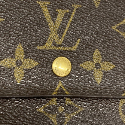Louis Vuitton Wallet Monogram Porte Monnaie Vivier Carte Cles Di M61652 Brown