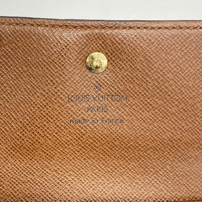Louis Vuitton Wallet Monogram Porte Monnaie Vivier Carte Cles Di M61652 Brown