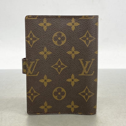 Louis Vuitton Notebook Cabas Monogram Agenda PM R20005 Brown Men Women Unisex