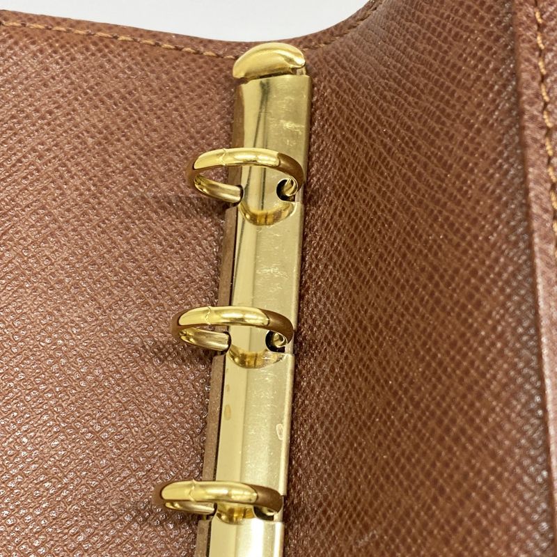 Louis Vuitton Notebook Cabas Monogram Agenda PM R20005 Brown Men Women Unisex