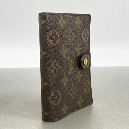 Louis Vuitton Notebook Cabas Monogram Agenda PM R20005 Brown Men Women Unisex