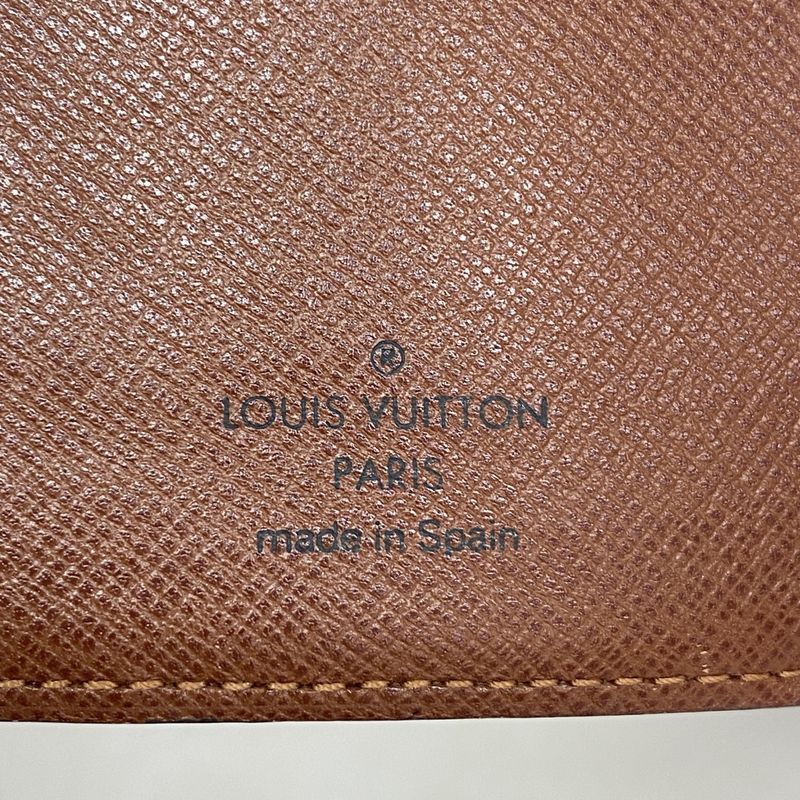 Louis Vuitton Notebook Cabas Monogram Agenda PM R20005 Brown Men Women Unisex