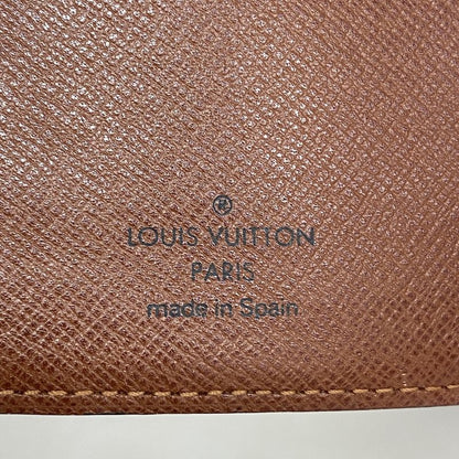 Louis Vuitton Notebook Cabas Monogram Agenda PM R20005 Brown Men Women Unisex