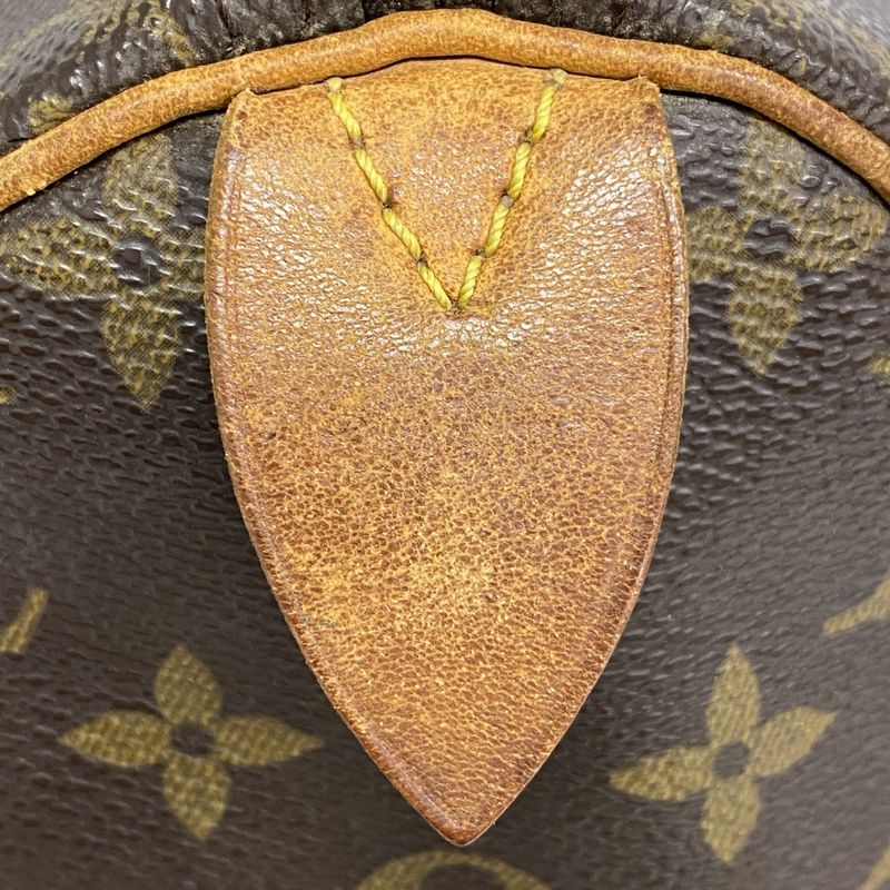Louis Vuitton Handbag Monogram Speedy 30 M41108 Brown Ladies