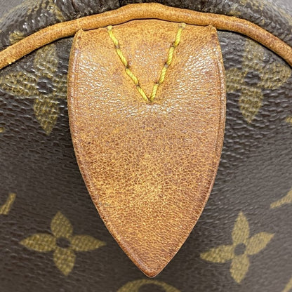 Louis Vuitton Handbag Monogram Speedy 30 M41108 Brown Ladies