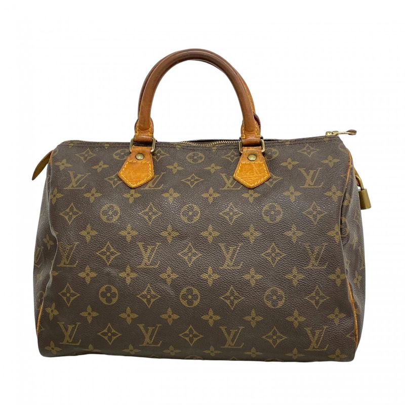 Louis Vuitton Handbag Monogram Speedy 30 M41108 Brown Ladies