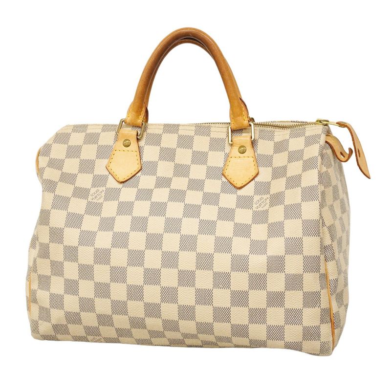 Louis Vuitton Handbag Damier Azure Speedy 30 N41533 White Women's