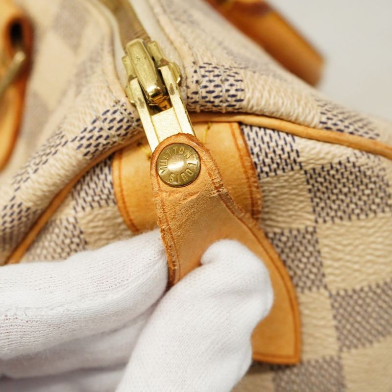 Louis Vuitton Handbag Damier Azure Speedy 30 N41533 White Women's