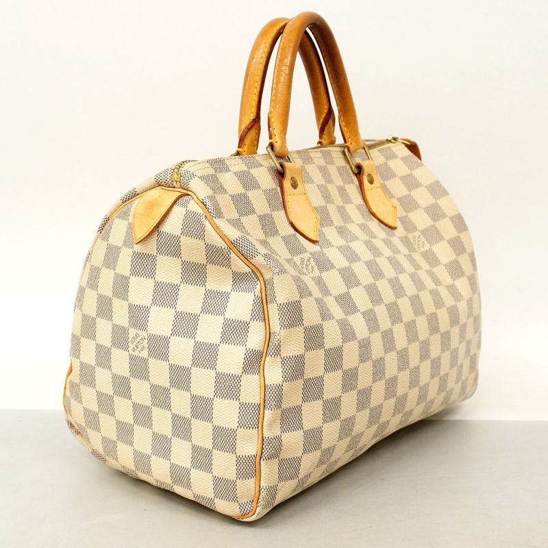 Louis Vuitton Handbag Damier Azure Speedy 30 N41533 White Women's