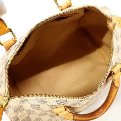 Louis Vuitton Handbag Damier Azure Speedy 30 N41533 White Women's