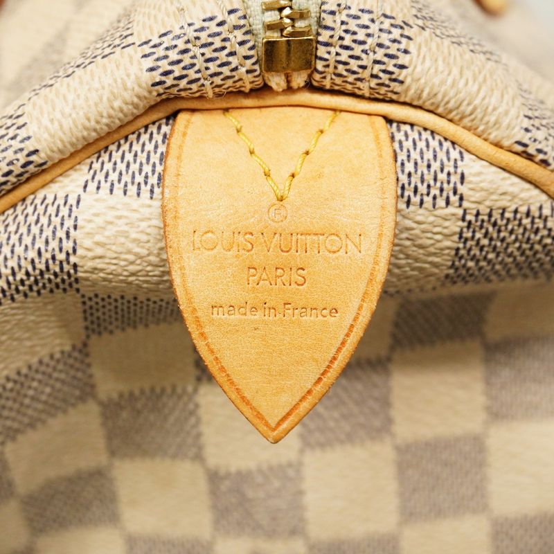 Louis Vuitton Handbag Damier Azure Speedy 30 N41533 White Women's