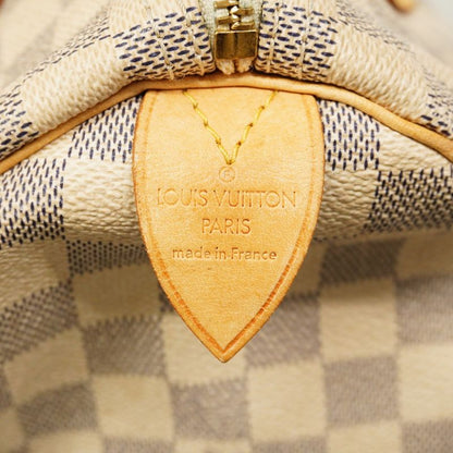 Louis Vuitton Handbag Damier Azure Speedy 30 N41533 White Women's