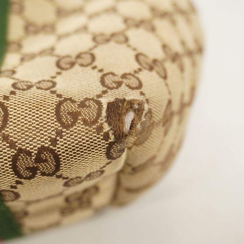 Gucci Tote Bag GG Canvas/sherry Line 137396 Canvas Beige White Chien Pan Gold