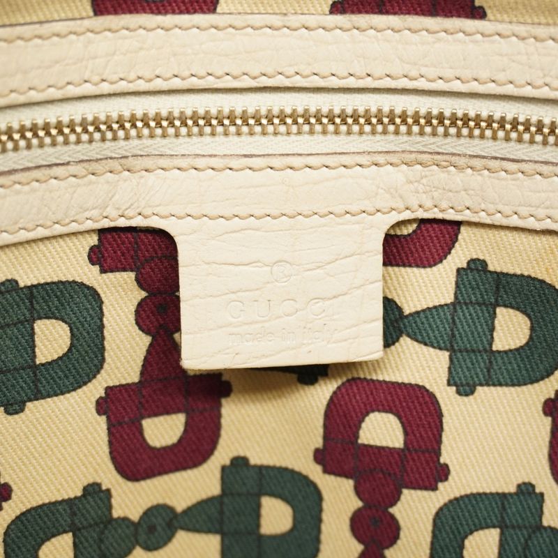 Gucci Tote Bag GG Canvas/sherry Line 137396 Canvas Beige White Chien Pan Gold