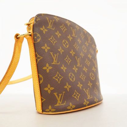 Louis Vuitton Shoulder Bag Monogram Drouot M51290 Brown Ladies