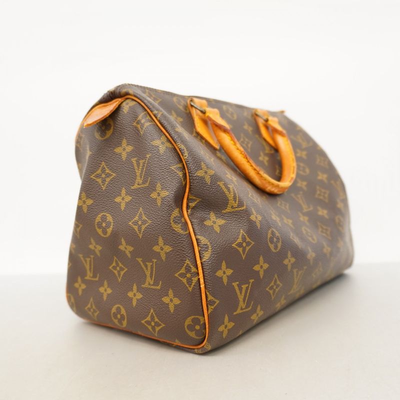 Louis Vuitton Handbag Monogram Speedy 30 M41108 Brown Ladies