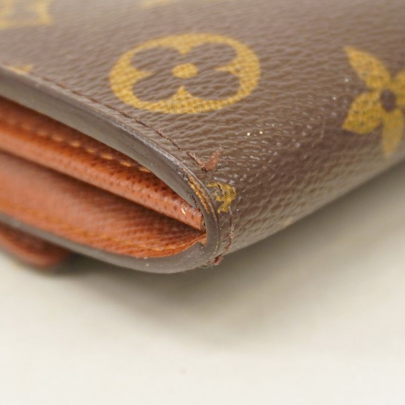Louis Vuitton Long Wallet Monogram Portefeuille Sarah M61734 Brown Ladies