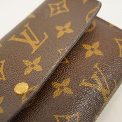 Louis Vuitton Long Wallet Monogram Portefeuille Sarah M61734 Brown Ladies