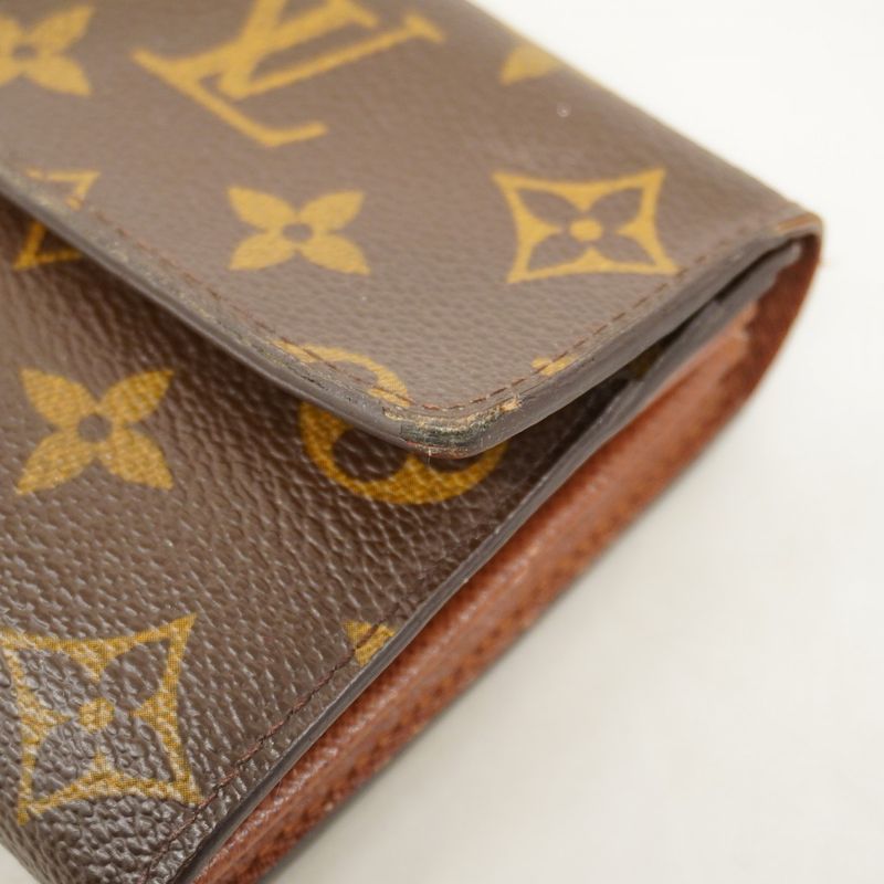 Louis Vuitton Long Wallet Monogram Portefeuille Sarah M61734 Brown Ladies