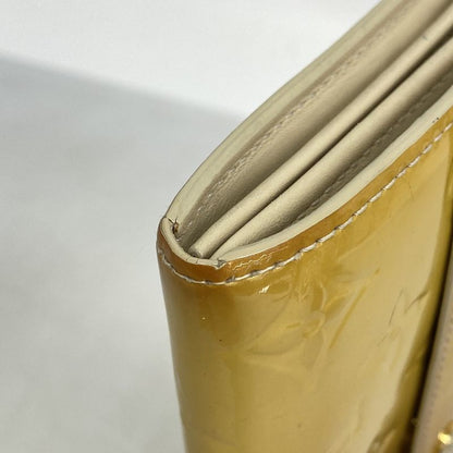 Louis Vuitton Vernis Portefeuille Sarah M91466 Bronze Colailles Women's