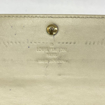 Louis Vuitton Vernis Portefeuille Sarah M91466 Bronze Colailles Women's