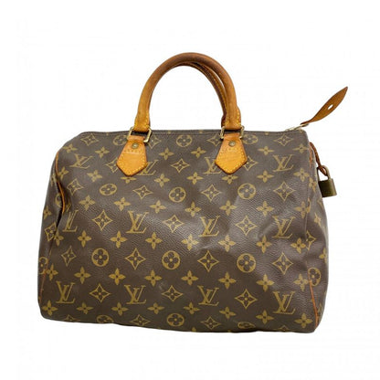 Louis Vuitton Handbag Monogram Speedy 30 M41108 Brown Ladies