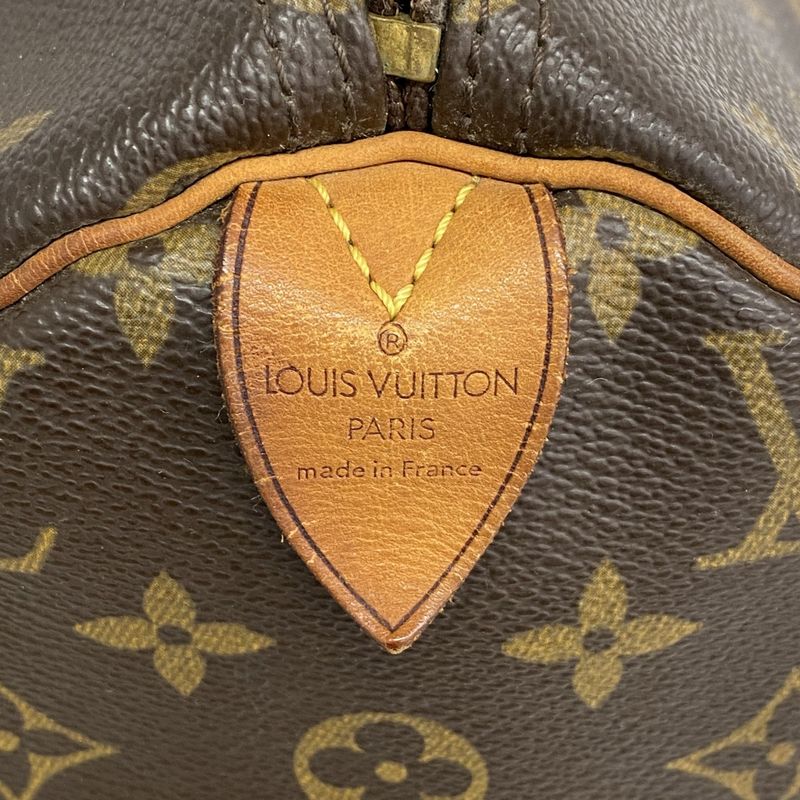 Louis Vuitton Handbag Monogram Speedy 30 M41108 Brown Ladies