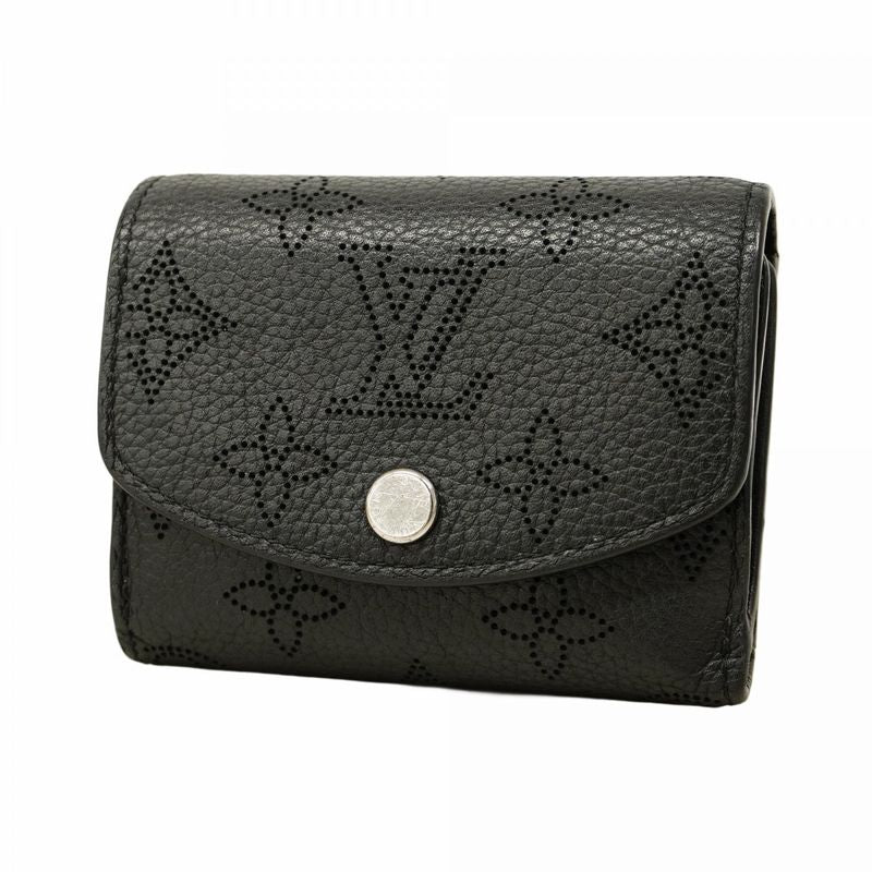 Louis Vuitton Mahina Portefeuille Iris XS M67498 Noir Black Women