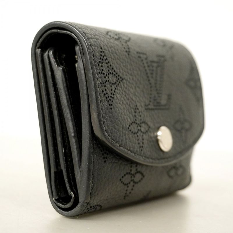 Louis Vuitton Mahina Portefeuille Iris XS M67498 Noir Black Women